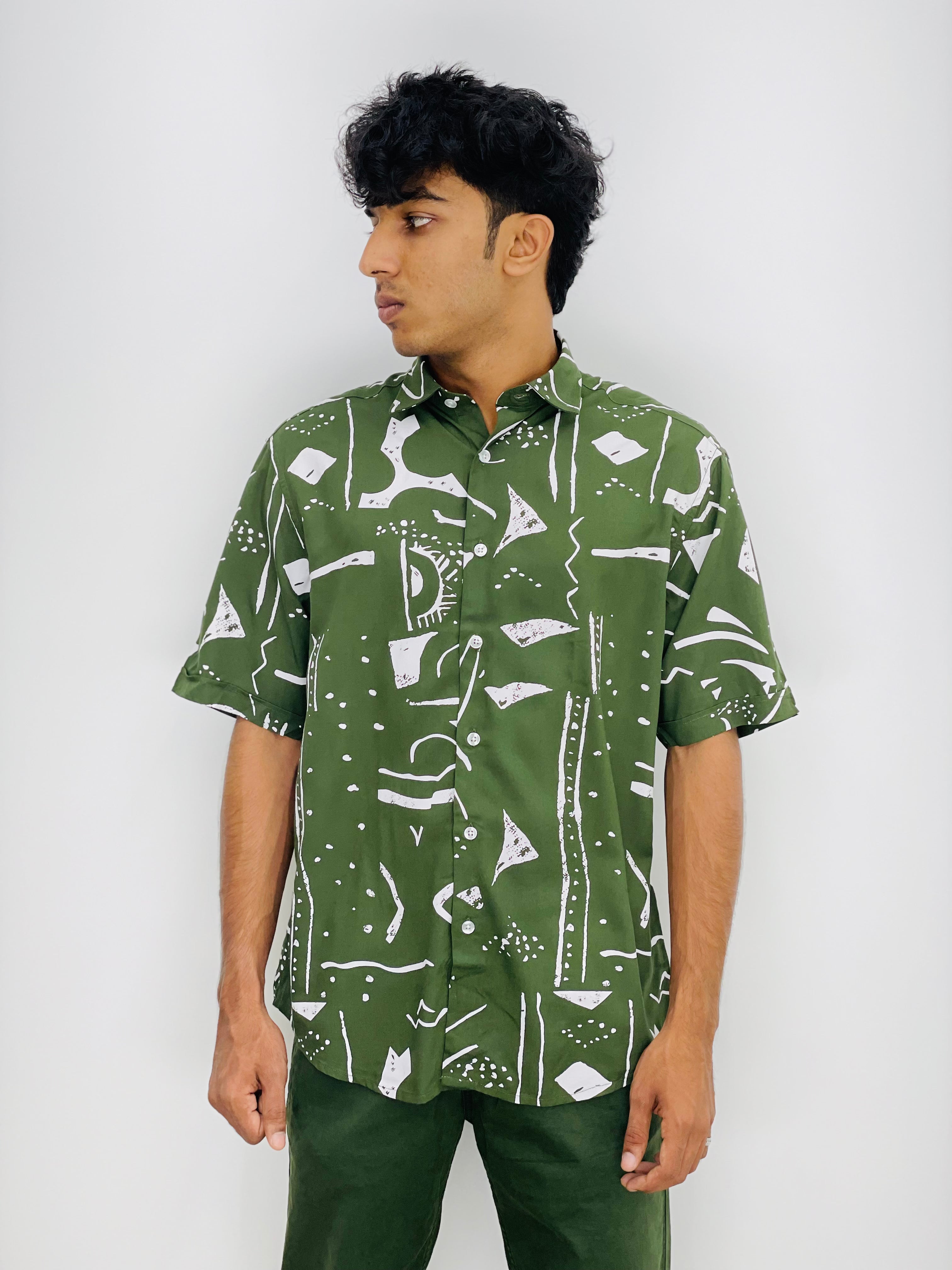 David Williams Drop shoulder Shirt Half sleeve