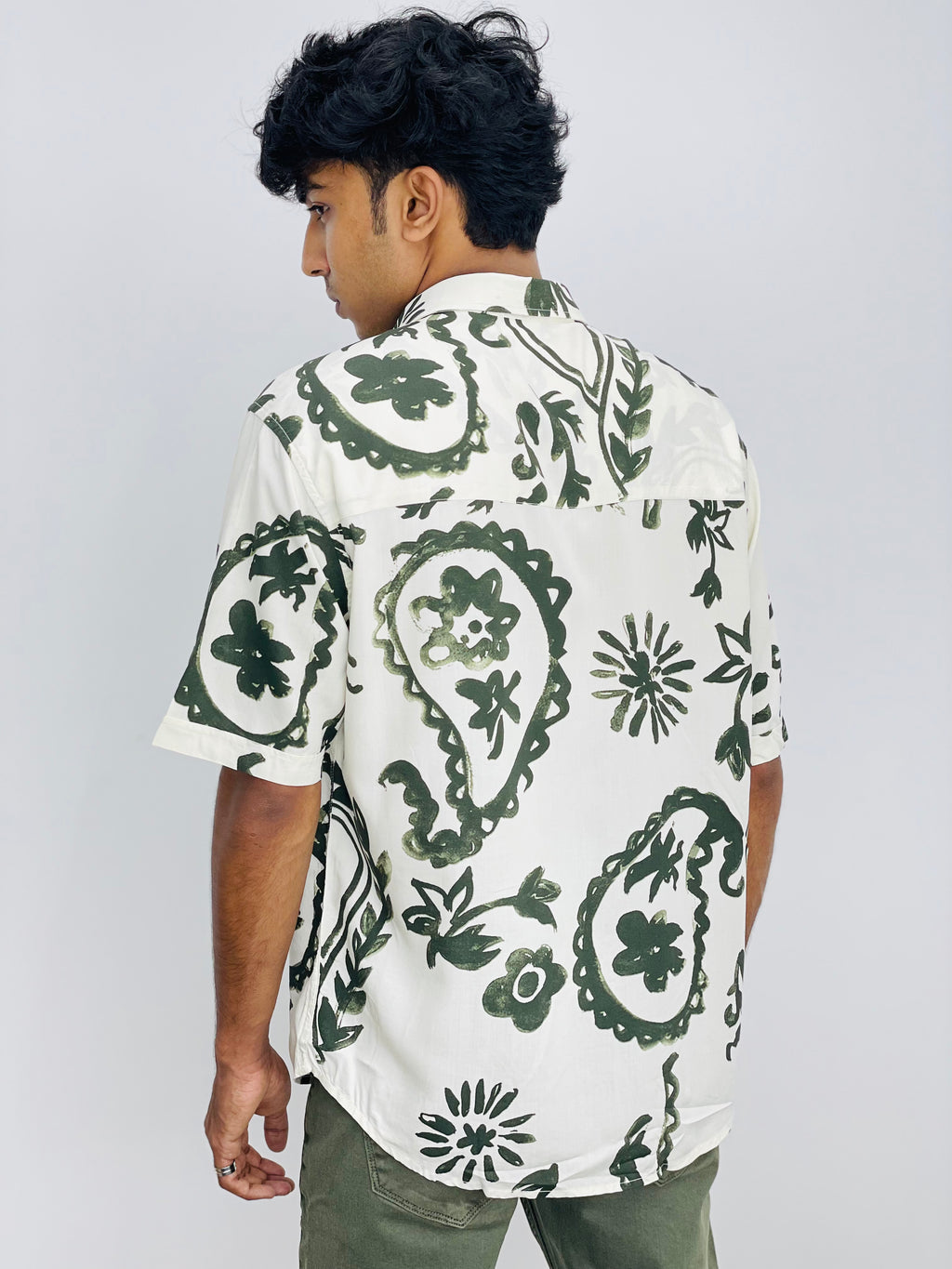 David Williams Drop shoulder Shirt Half sleeve -234