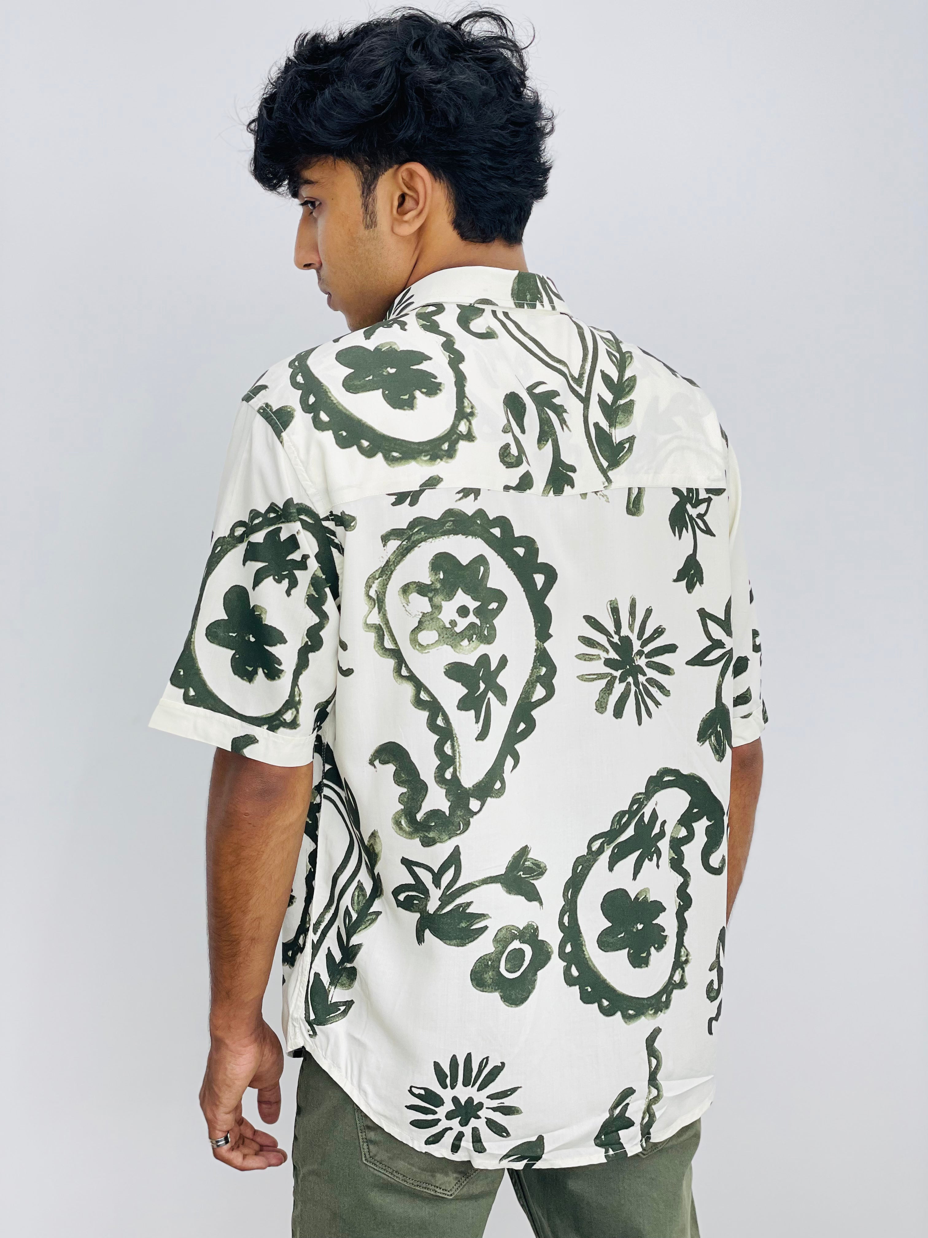 David Williams Drop shoulder Shirt Half sleeve -234