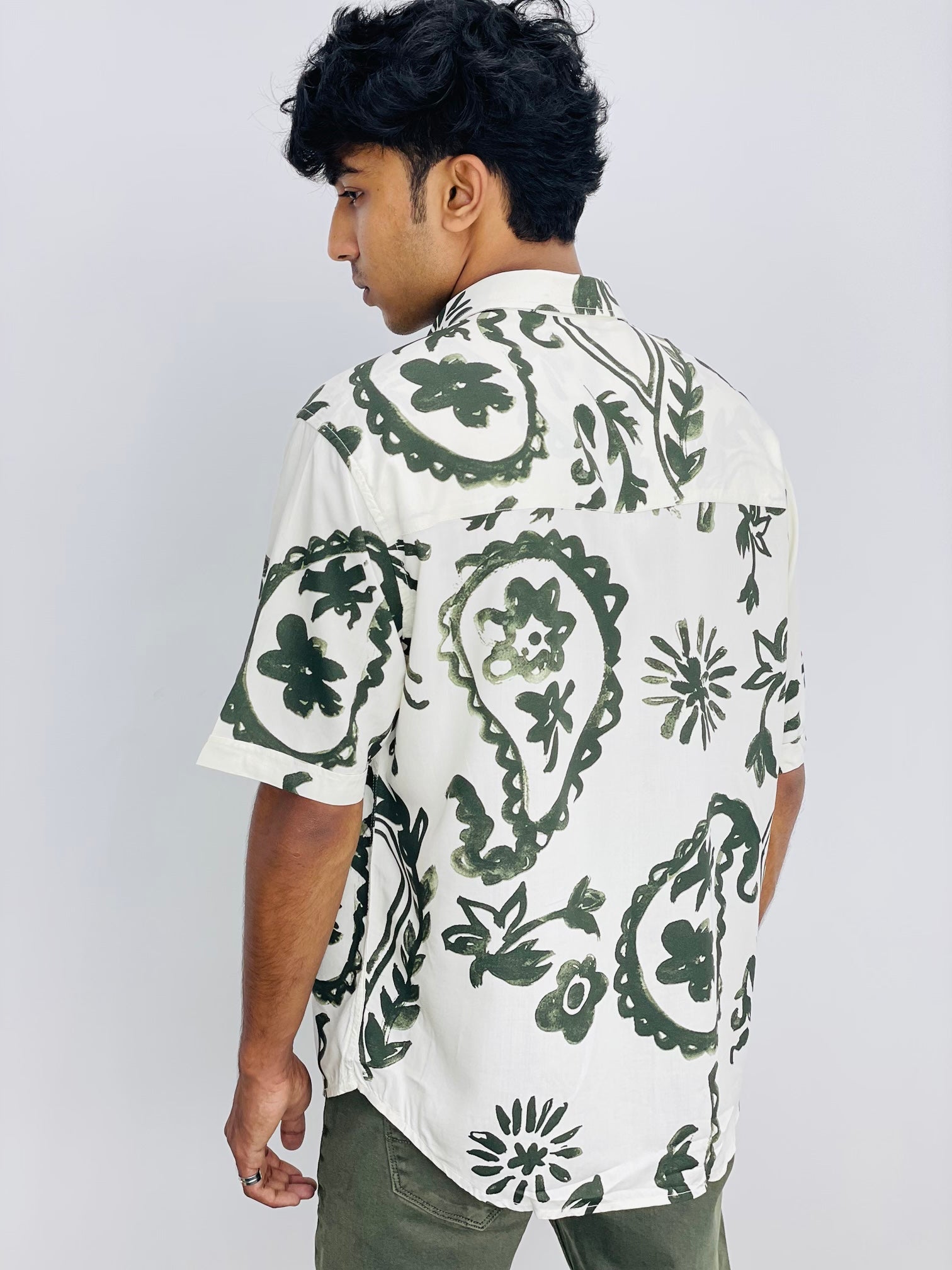 David Williams Drop shoulder Shirt Half sleeve -234