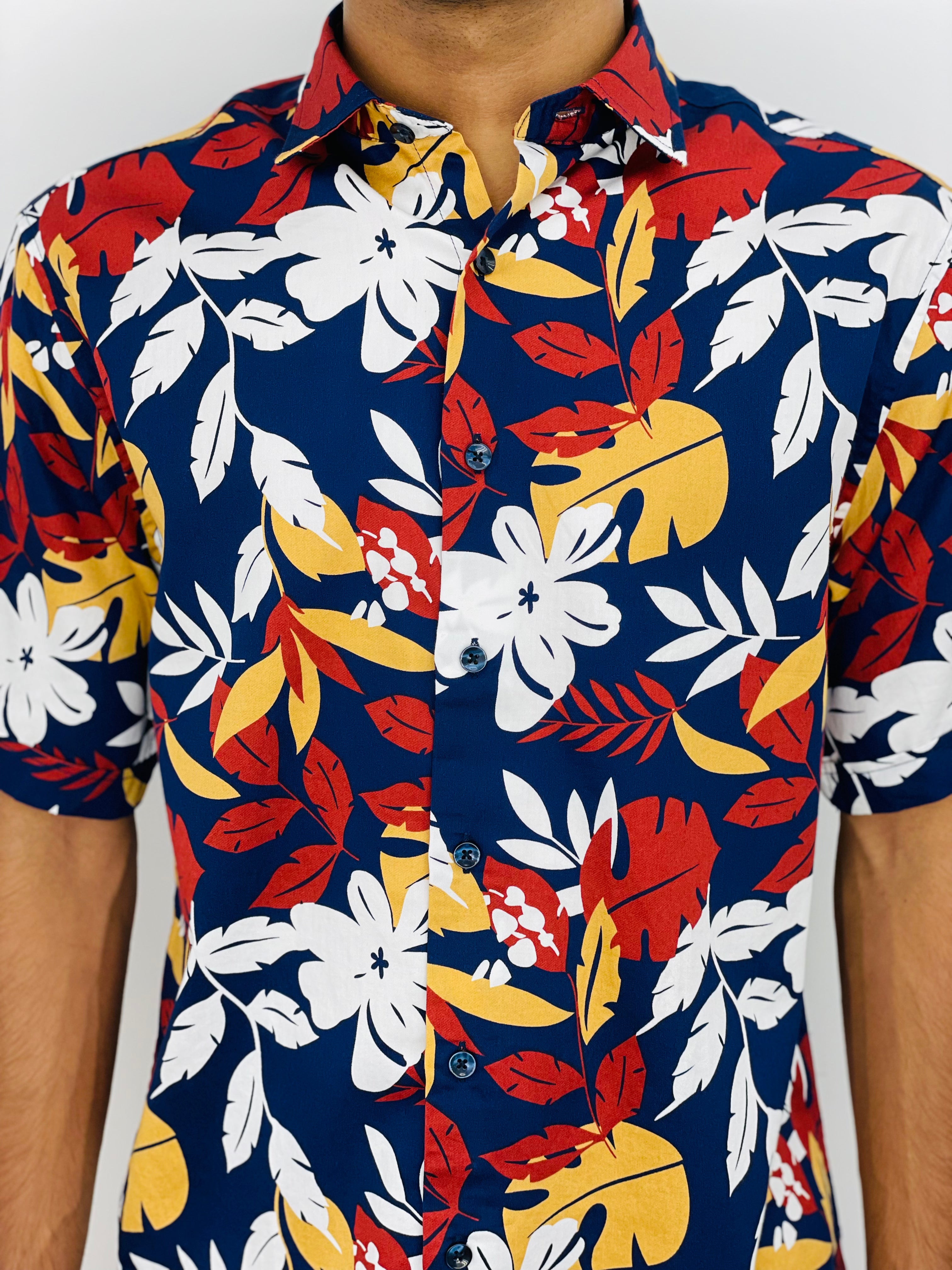 David Williams Drop shoulder Shirt Half sleeve -235