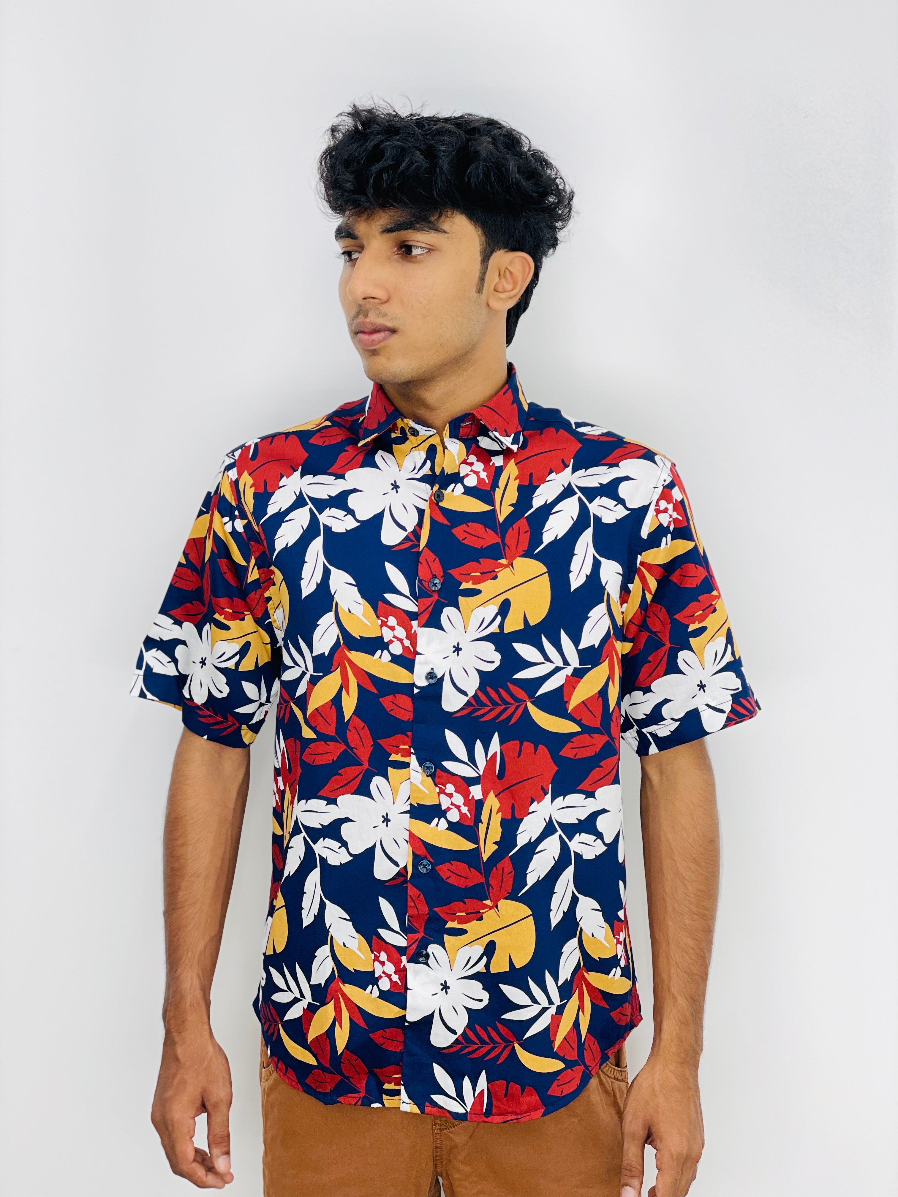 David Williams Drop shoulder Shirt Half sleeve -235