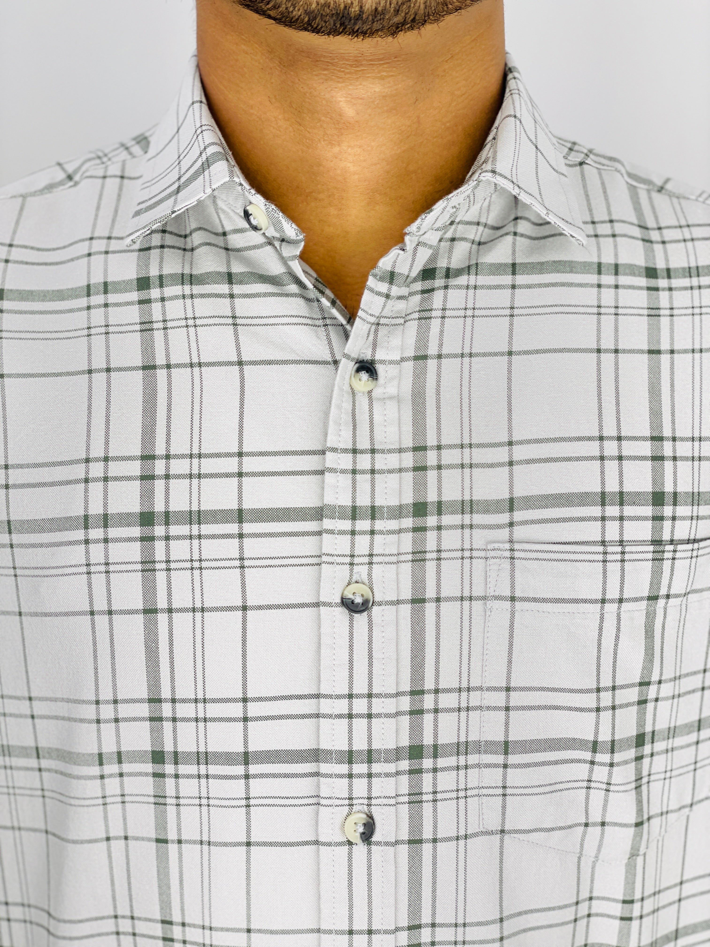 Fullsleeve Checked  Cotton Shirt