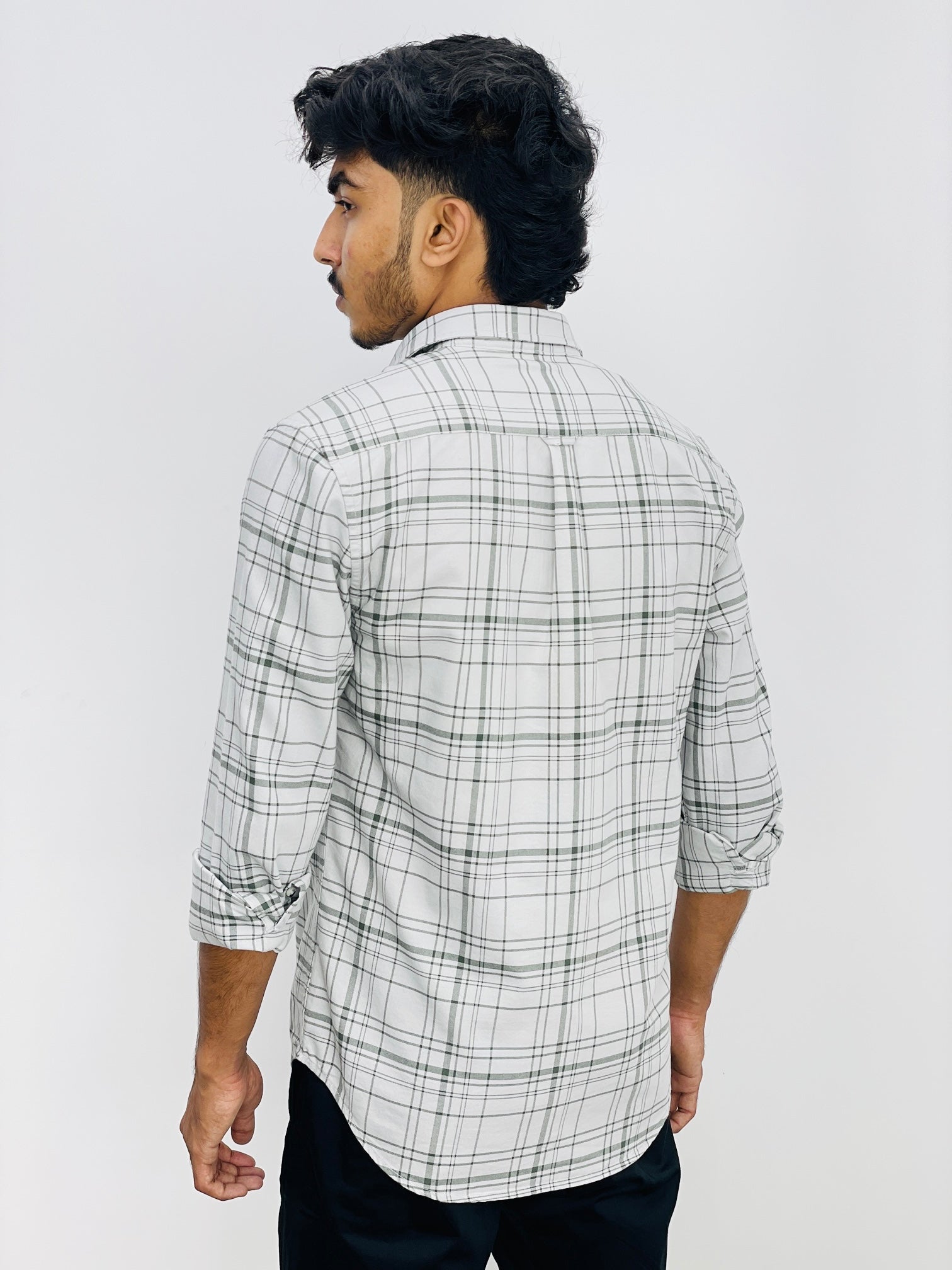 Fullsleeve Checked  Cotton Shirt