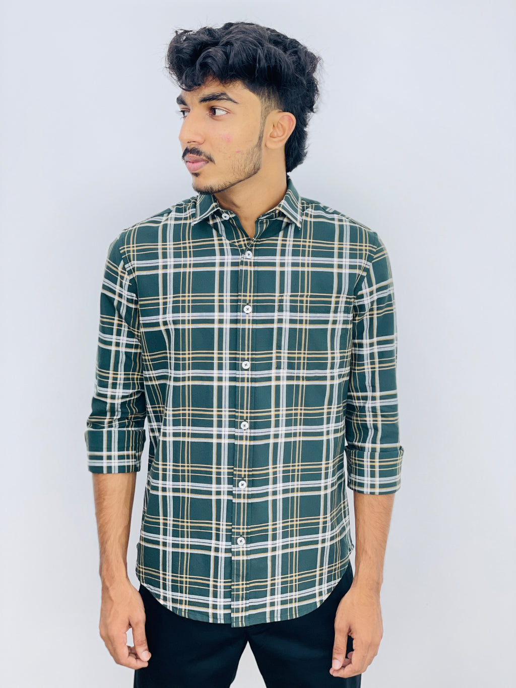 DW Mens Fullselleve Checked shirt