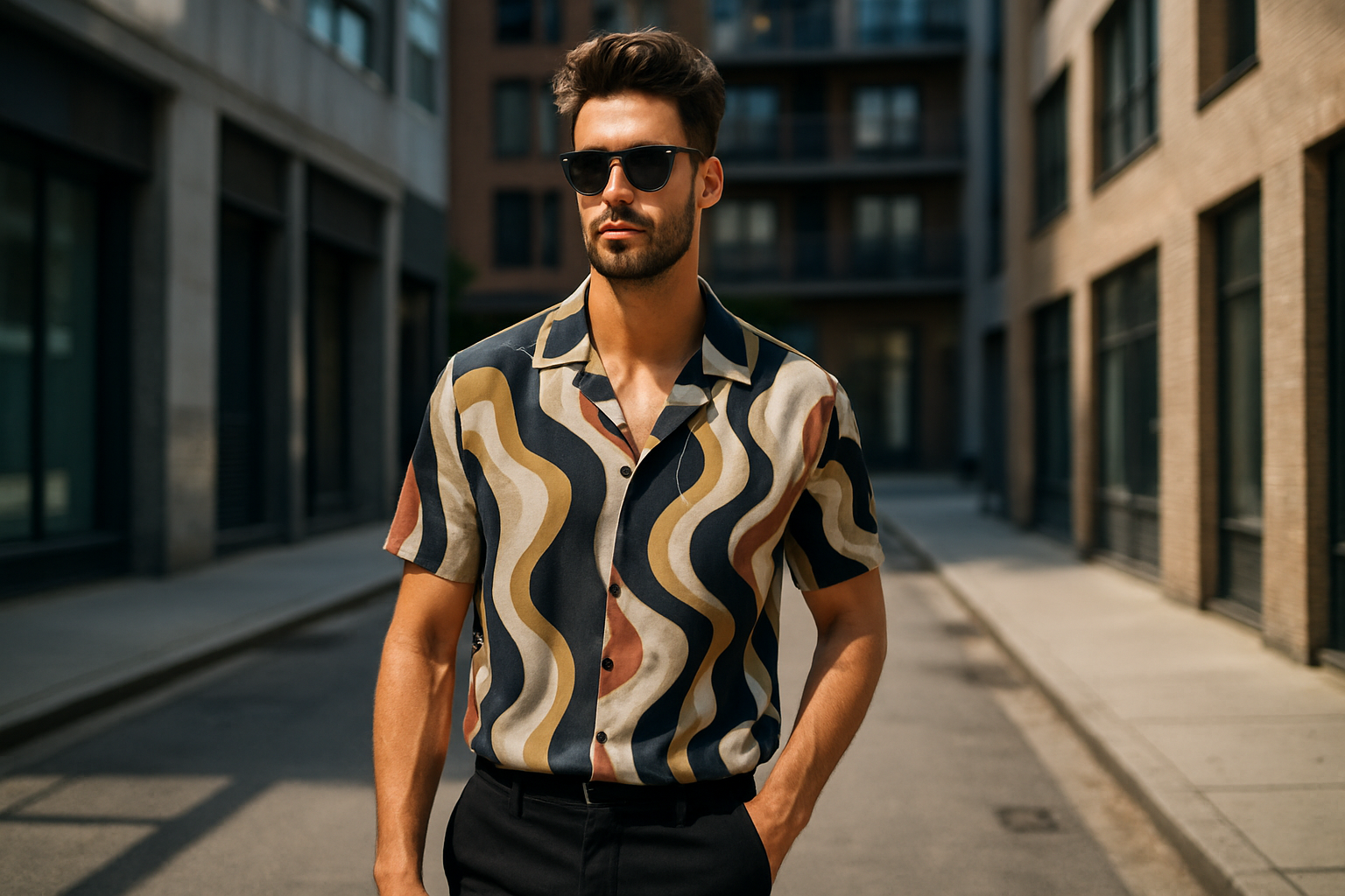 cool shirt wearing guy wide image
